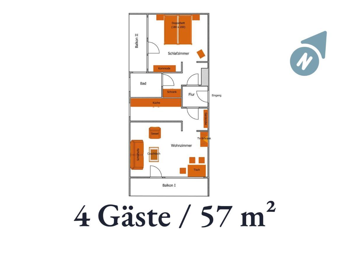 Grosse Moderne Ferienwohnung In Bester Bodenseelage L 1 Minute Zum Bodensee L 2 Zimmer L Vollausgestattete Kueche L Sonnenbalkon L Wlan L Willkommen Im Apartment Guettingen 라돌프젤암보덴시 외부 사진